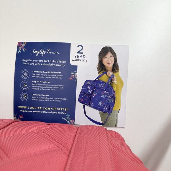 Lug Dory Watermelon Icepop Popsicle Matte Luxe Medium Crossbody Tote - Picture 5 of 8